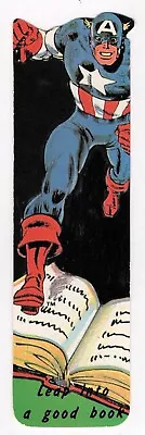 1986 Captain America Marvel Comics Bookmark • $12.50