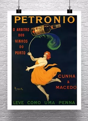 Petronio 1911 Vintage Leonetto Cappiello Liquor Poster Canvas Giclee 24x32 In. • $57.72