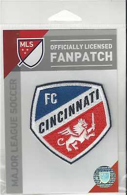 FC Cincinnati MLS Soccer Patch 2 3/4   X 2 3/4  Sew Iron Official Futball Logo • $12.95