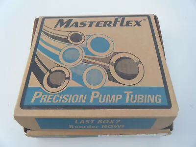 25' Cole Parmer Masterflex Peroxide-Cured Silicone Tubing. L/S Pump Heads. 07014 • $66.99