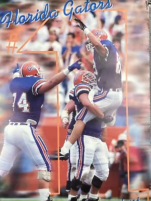 1996 Florida Gators Poster National Champions Mascart 22 Inches X 34 Inches • $7.99