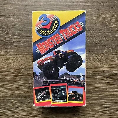 Monster Truck 3 Tape VHS Set Monster Truckin' USA: Vol. 1 2 & 3 Doug Domokos • $13.63