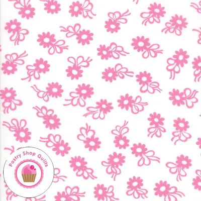 Moda FLOWER SACKS 22353 15 Pink Floral ME & MY SISTER Quilt Fabric • $5.75