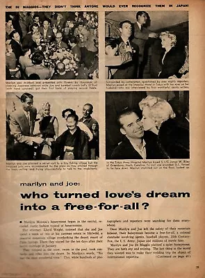 Marilyn Monroe Magazine Clipping - Modern Screen - May 1954 • $10