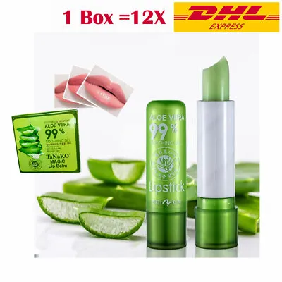 Thanako Magic Aloe Vera Lip Balm Mood Changing Long Lasting Moisturizing Lip • $71.22