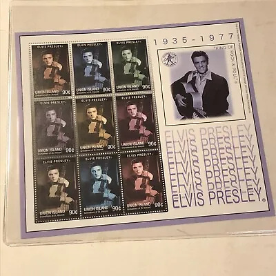 Elvis Presley Collectible Stamps Union Island Grenadines Of St Vincent • $6.29