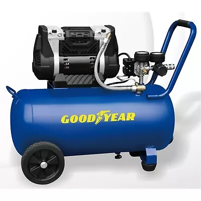 Goodyear 8 Gallon Quiet Oil-Free Air Portable Compressor  W/ Handle & Wheels ™ • $194.95