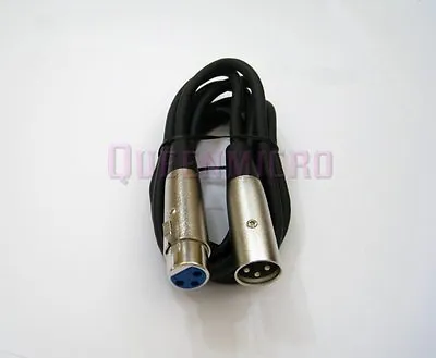 3Ft Foot XLR 3-Pin Male To Female Microphone Audio Mic Shielded Cord Cable 3 Ft • $6.95