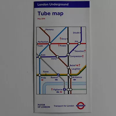 London Underground TfL Pocket Tube Map May 2010 Barbara Kruger Tube Map • £4.99