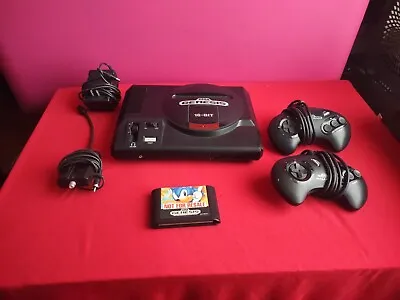 Vintage Sega Genesis 16 Bit Video Game System Console 2 Controllers Cables &... • $150