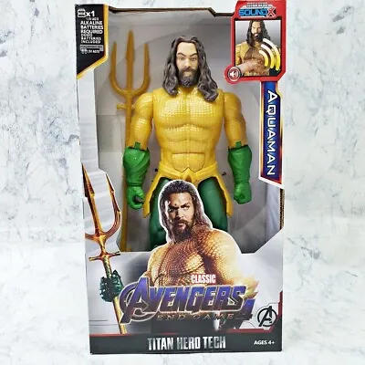 $20.66 • Buy Talking AQUAMAN Marvel Avengers DC Justice Leagues Titan Hero Series Figures