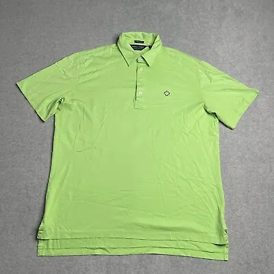 Ralph Lauren Polo Golf Shirt Mens XL Green Solid Muirfield Village Golf Club • $23.99