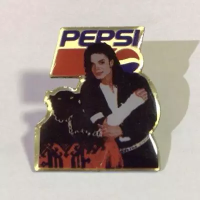 Michael Jackson PEPSI Pin Badge Brooch Corsage Vintage Dangerous World Tour Rare • $53.75