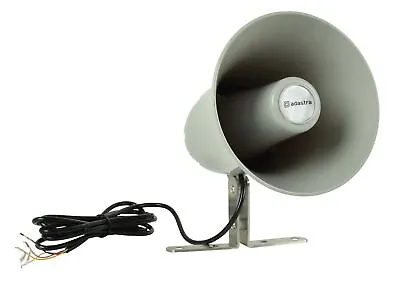 Compact Active Horn Speaker & Bracket 15W IP66 Weatherproof Indoor Outdoor PA • £24.92