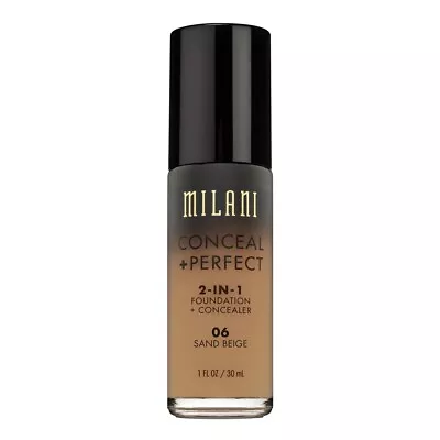 Milani Conceal + Perfect 2in1 Foundation -06 Sand Beige • $11.60