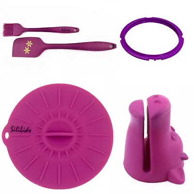 Sililids Instant Pot 3 Qt Set: Seal Ring Lid Spatula Oven Mitt Cleaning Tool • $16.50