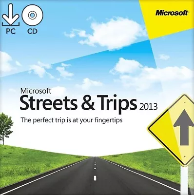 Microsoft Streets And Trips 2013 For 5 Pc's • $28.99