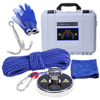 600kg/1450lb Magnet Fishing Kit • $120