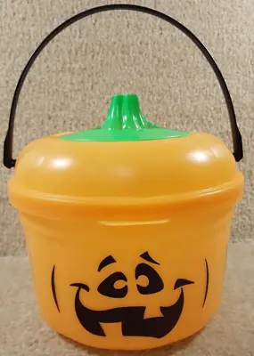 1993 1994 McDonald's Halloween Happy Meal Bucket Orange Pumpkin Cookie Cutter • $20