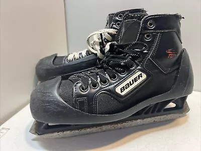 Goalie Skates Bauer Reactor 3000 Men’s Size 9 US Black • $39.99