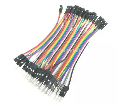 40P Dupont Jumper Wire Cable GPIO Pi Arduino Male To Female 1pin-1pin 10cm • $1.34