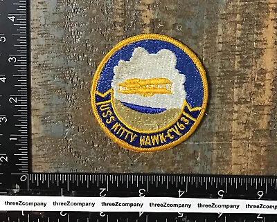 Vintage US Navy USS KITTY HAWK CV-63 Sew-On Patch USN • $9