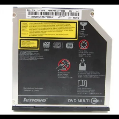 $5 • Buy Lenovo ThinkPad T60 T61 Z60 8x Ultrabay Super Multi-Burner DVD-RW Drive 39T2679