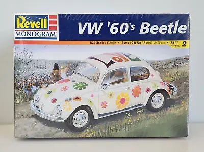 Revell Monogram VW '60's Beetle 1/25 Scale Plastic Model Kit 85-7143 New Sealed • $29.95