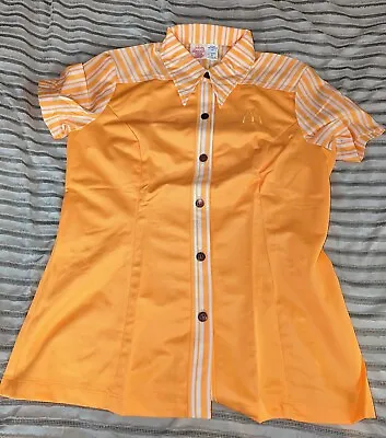 Vintage McDonalds  Uniform Shirt  Short Sleeve Size 16  Lot#48 • $40