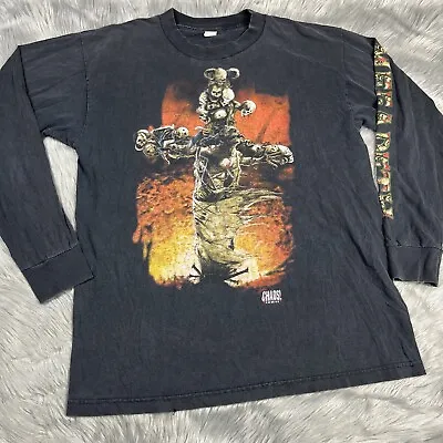 Vintage 1998 Megadeth Thrash Metal Tour Long Sleeve Shirt • $300