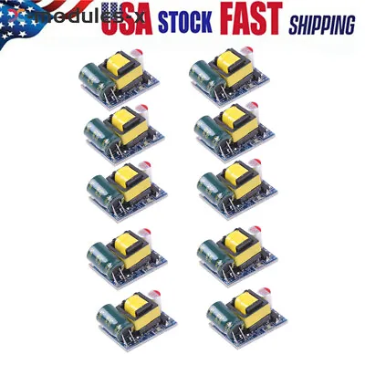 10PC Mini AC-DC 110V 120V 220V 230V To 5V Converter Board Module Power Supply US • $14.99