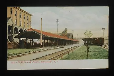 1900s New York Central Railroad N. Y. C. Station Passenger Car Schenectady NY PC • $21.39