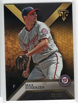 2018 Topps Triple Threads Onyx #31 Max Scherzer /50 • $5.99