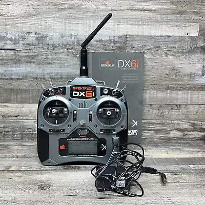 Spektrum DX6i Remote Control Airplane Helicopter Transmitter 6 Channel 2.4GHz • $95.66