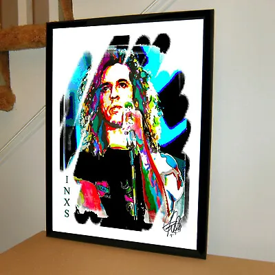 Michael Hutchence INXS Singer New Wave Rock Music Poster Print Wall Art 18x24  • $24.29