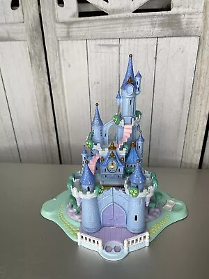 Vintage Polly Pocket Blue Cinderella Castle 1995 Bluebird Disney • $28.49