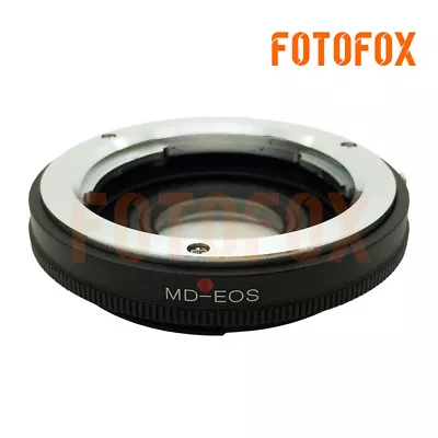 MD-EOS Minolta MD MC Lens To Canon EOS EF Mount Glass Adapter Focus To Infinity • $18