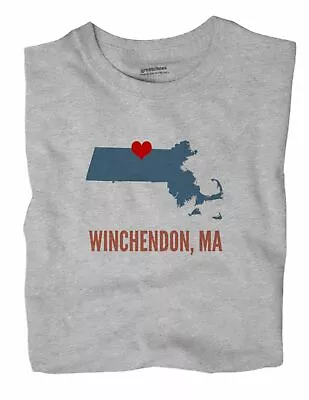 Winchendon Massachusetts MA T-Shirt HEART • $18.99