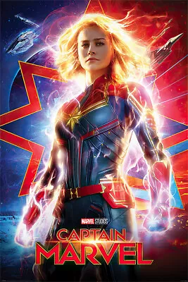 Captain Marvel - Movie Poster / Print (Regular Style) (Size: 24  X 36 ) • $12.99