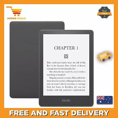 NEW Amazon Kindle Paperwhite 11th Gen WiFi EBook Reader 6.8  16GB Black ADS FREE • $348.99