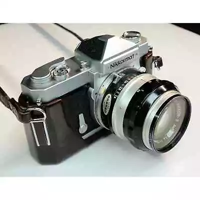Nikon Nikkormat FT 35mm SLR Camera With Nikkor-S F1.4 50mm Nippon Kogaku Lens • $119.95
