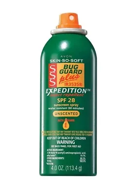 Avon Skin So Soft Bug Guard Plus IR3535® Expedition™ Aerosol Spray SPF 28 12/24 • $17