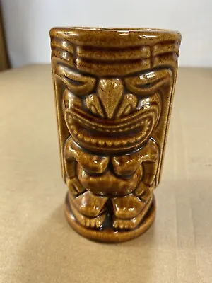 Vintage Mid Century 60s 70s Tiki Man Beer Glass Cup Mug Coffee Surf Hawaii Calif • $84.99