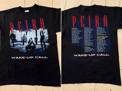 PETRA Musical Group T-Shirt VTG Best Petra Wake-up Call 1993 1994 Album Shirt • $20.99