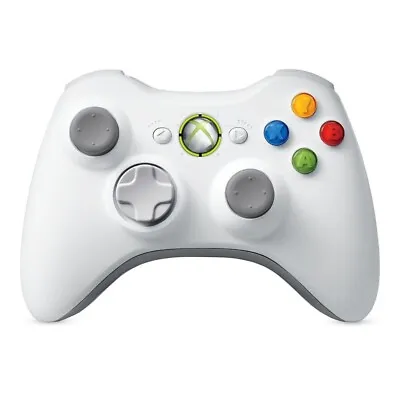 Genuine Official Microsoft Xbox 360 Wireless Controller White Never Used 🎮 • $99