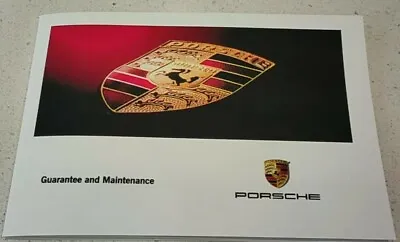Porsche 996 Carrera 2 / 4 / 4S 986 Boxster Guarantee And Maintenance Book • $32.82