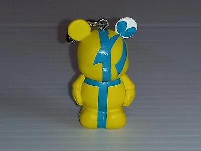 Disney 1.5  Vinylmation Keychain Yellow And Blue Gift Tag Theme • $4.99