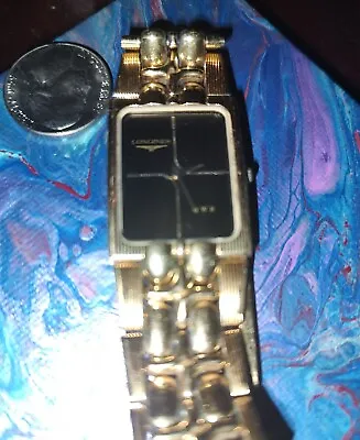 Vintage Men's Longines QWR Wrist Watch Goldtone Excellent Swiss 5 Jewels /Works • $250