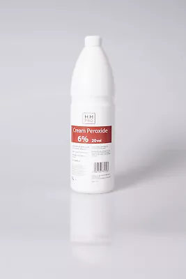 HH Pro Cream Hair Colour Tint Peroxide Developer 6% (20 Volume) Litre 1000ml • £9.89