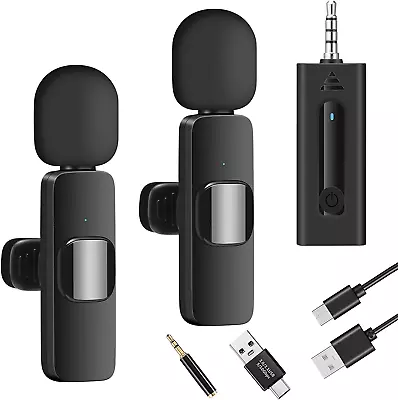 Wireless Microphone For Camera/Computer/Laptop/Macbook/Phone Professional  • $44.11